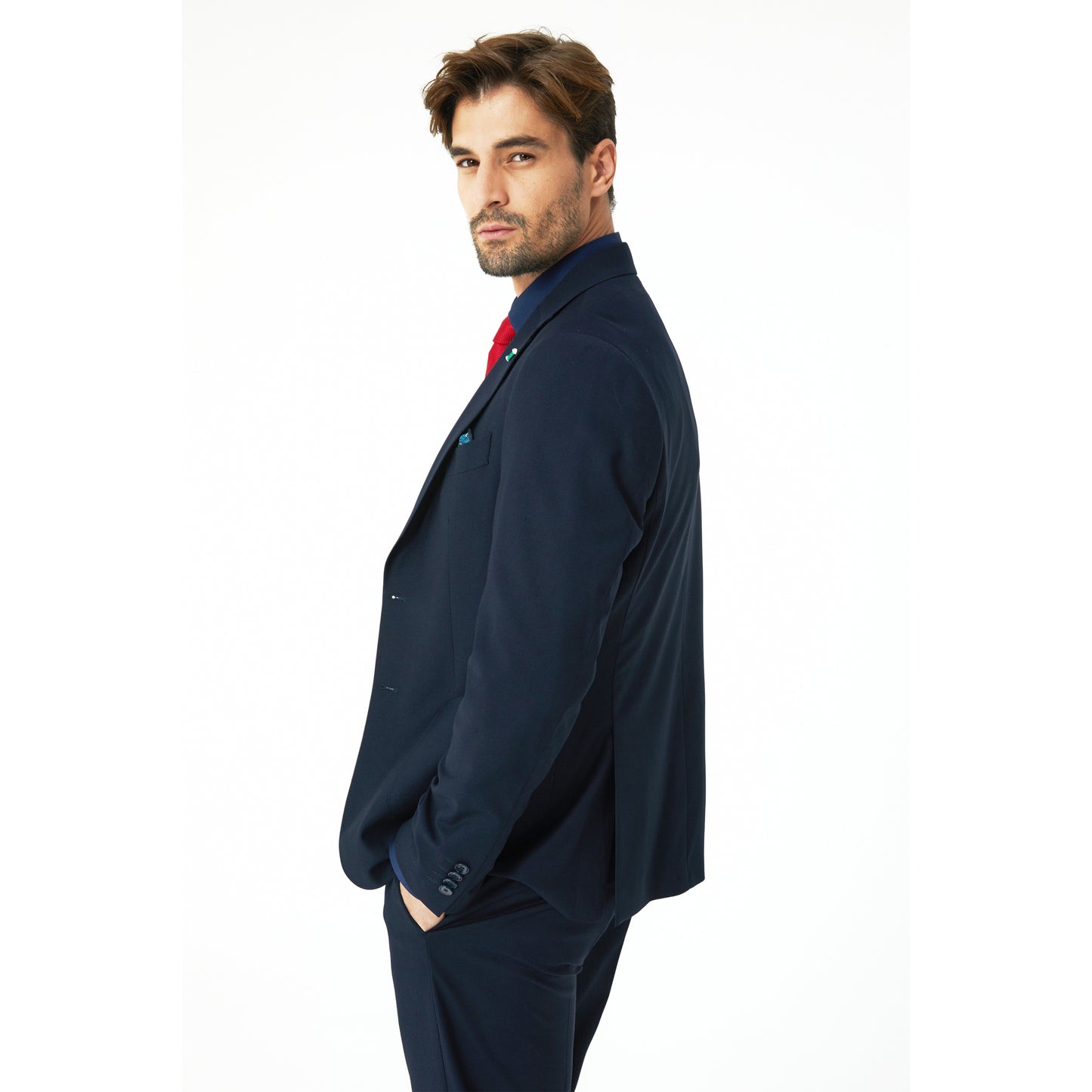 Navy Three-Piece Suit