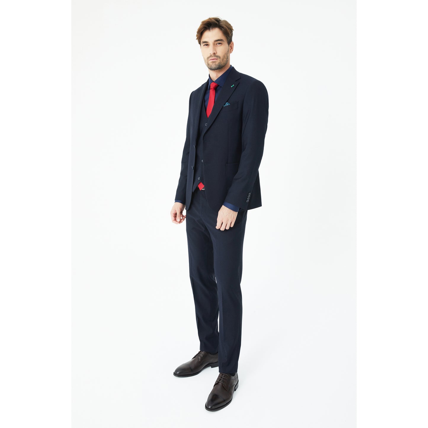 Navy Three-Piece Suit