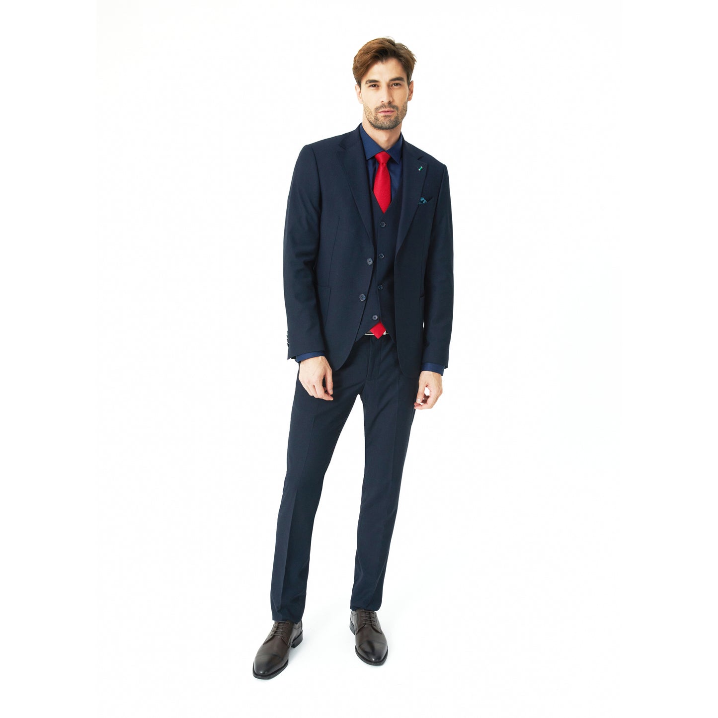 Navy Three-Piece Suit