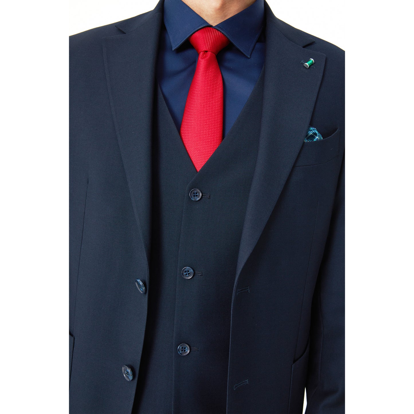 Navy Three-Piece Suit