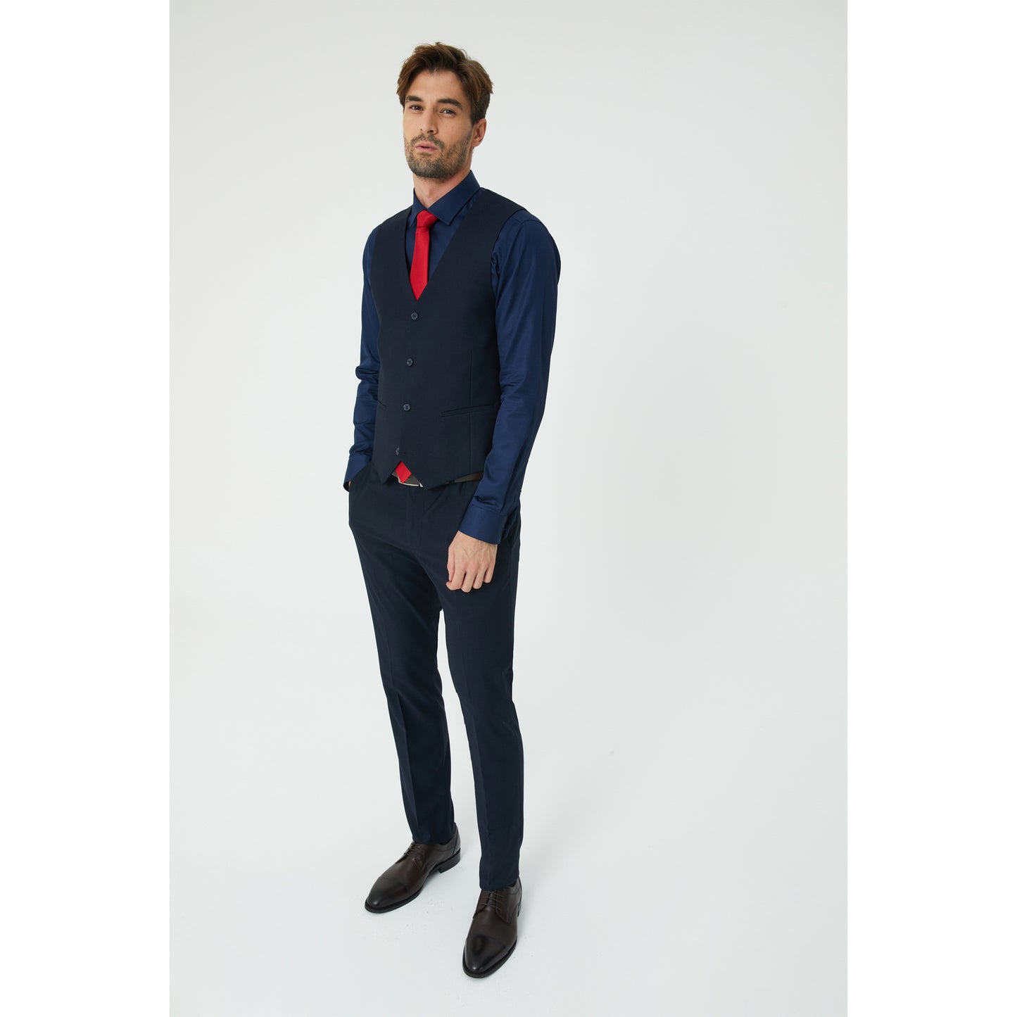 Navy Three-Piece Suit