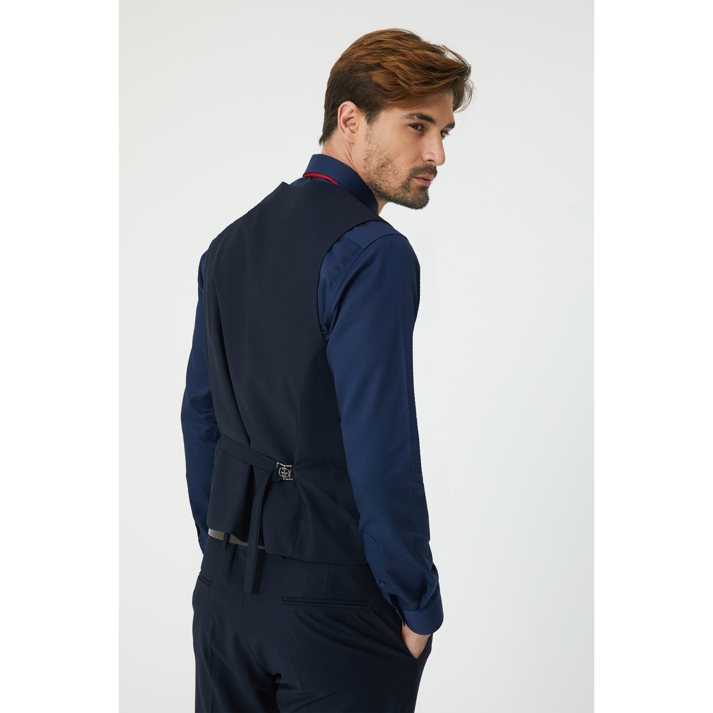 Navy Three-Piece Suit