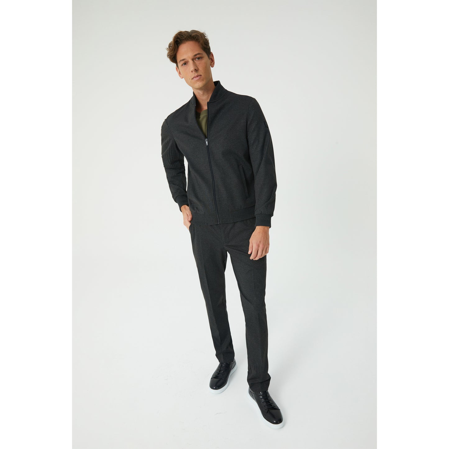 Anthracite Bomber Suit
