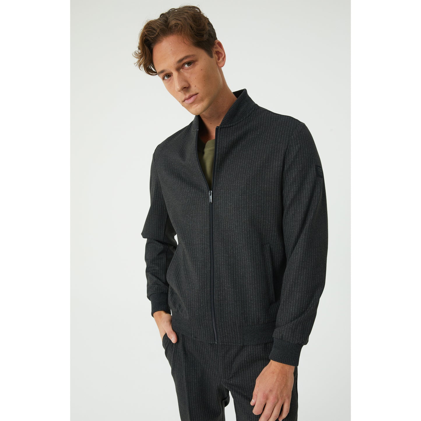 Anthracite Bomber Suit
