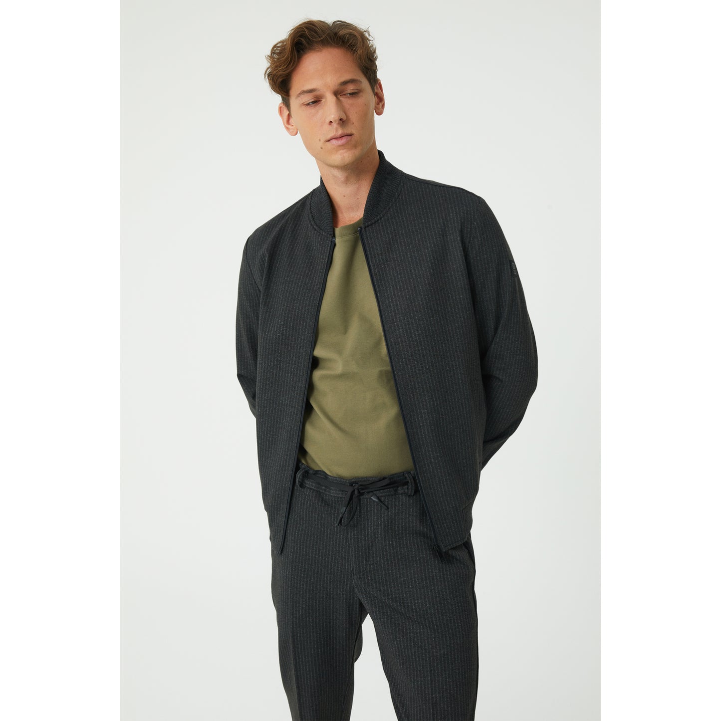 Anthracite Bomber Suit