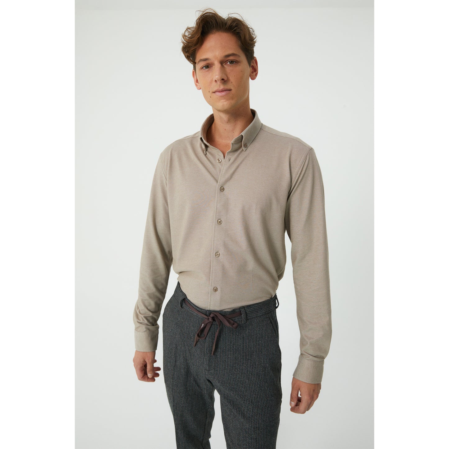 Grey Drawstring Trousers