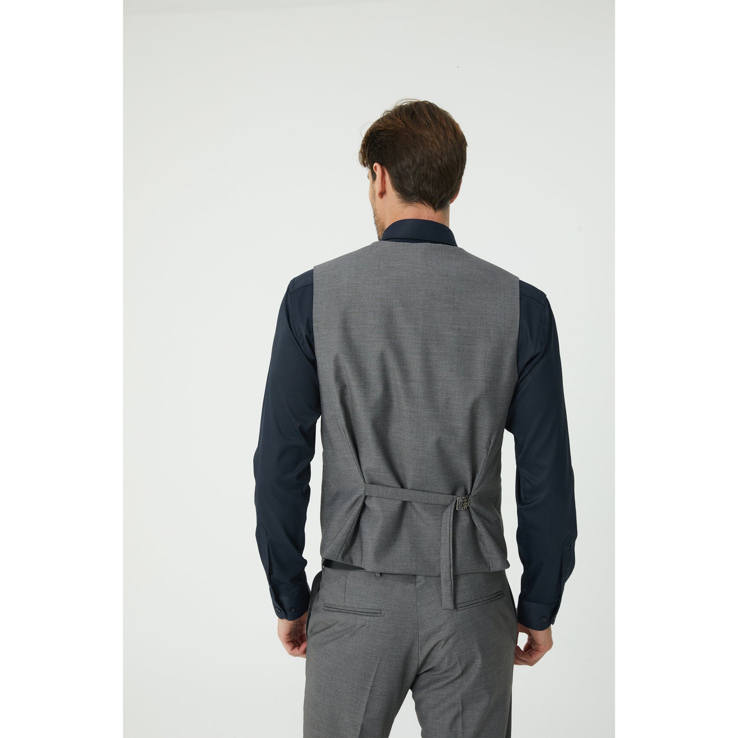 Light Grey Three-Piece Suit