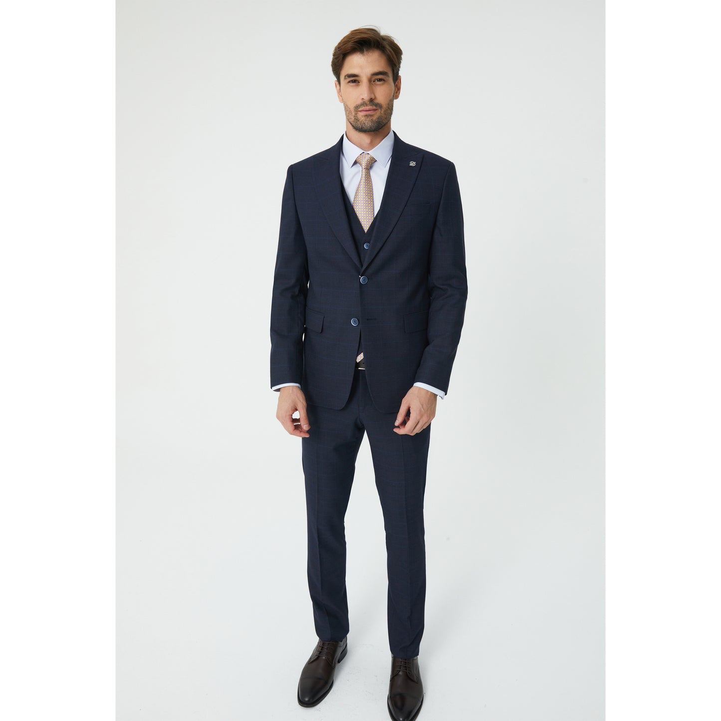 Navy Three-Piece Suit