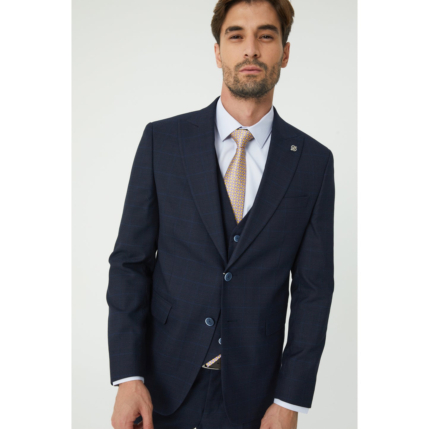 Navy Three-Piece Suit