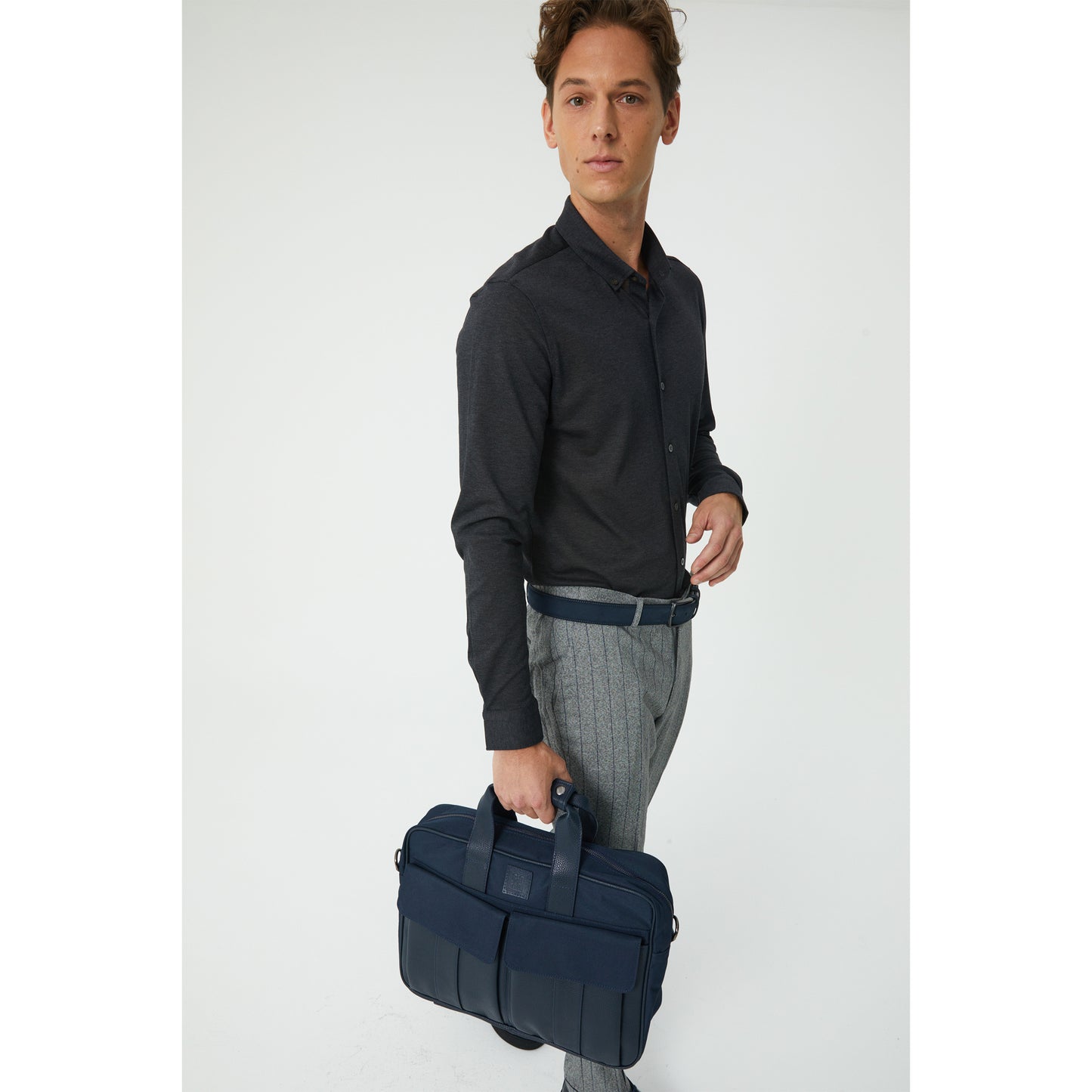 Navy Business Bag