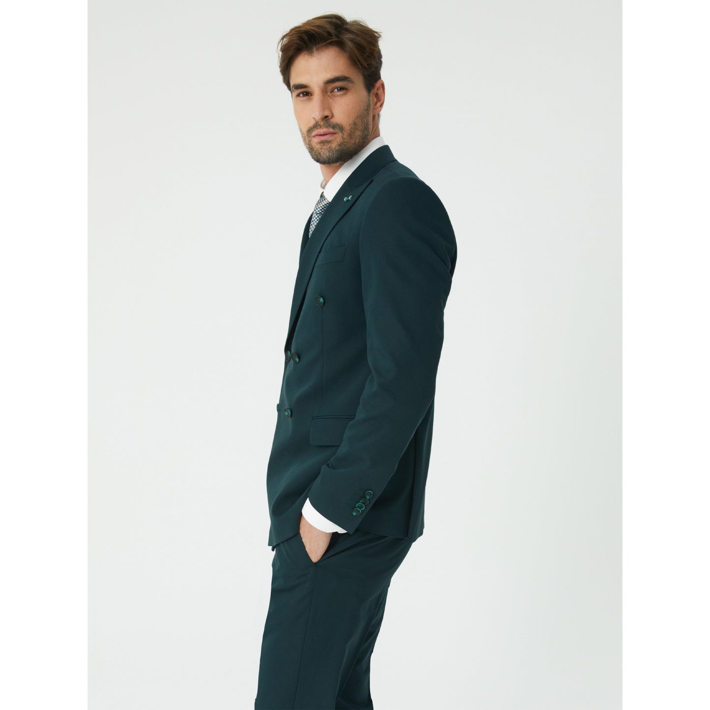 Dark Green Suit