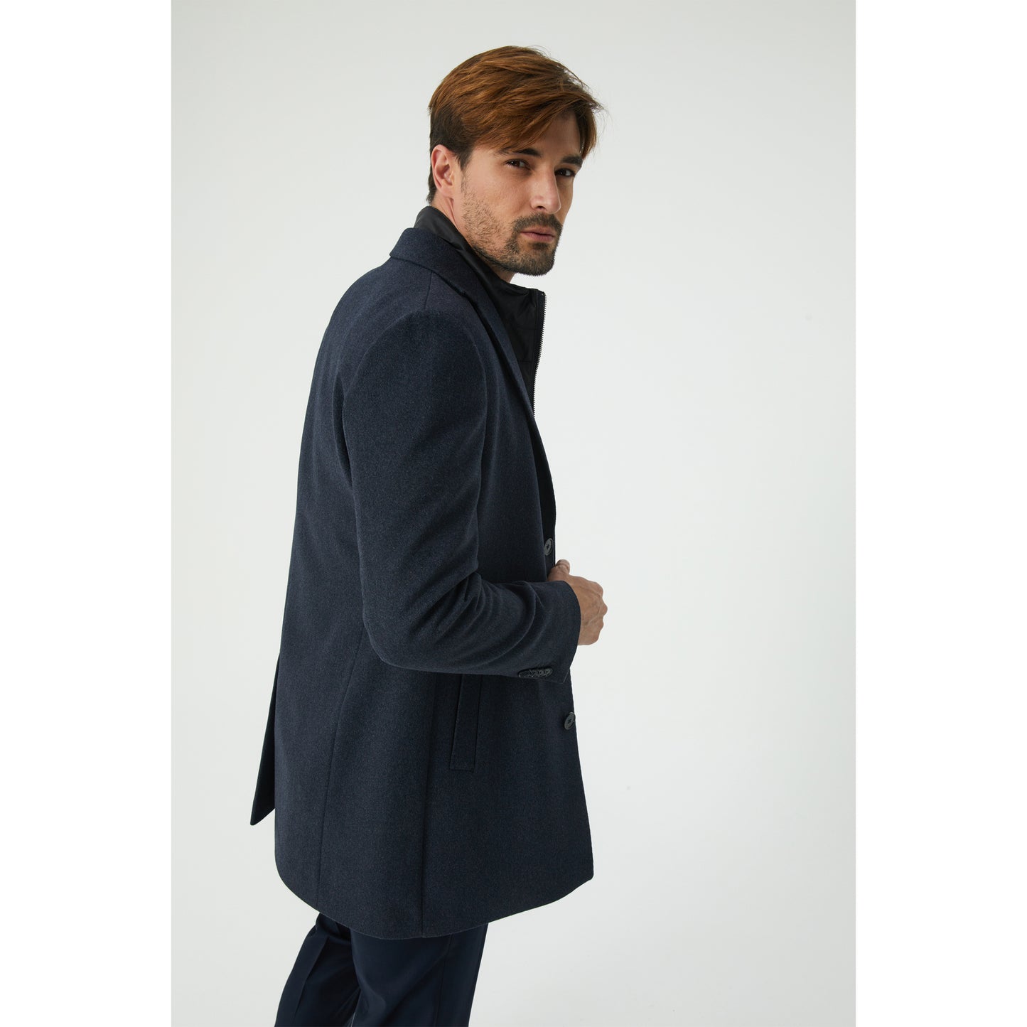 Smoked Wool Coat
