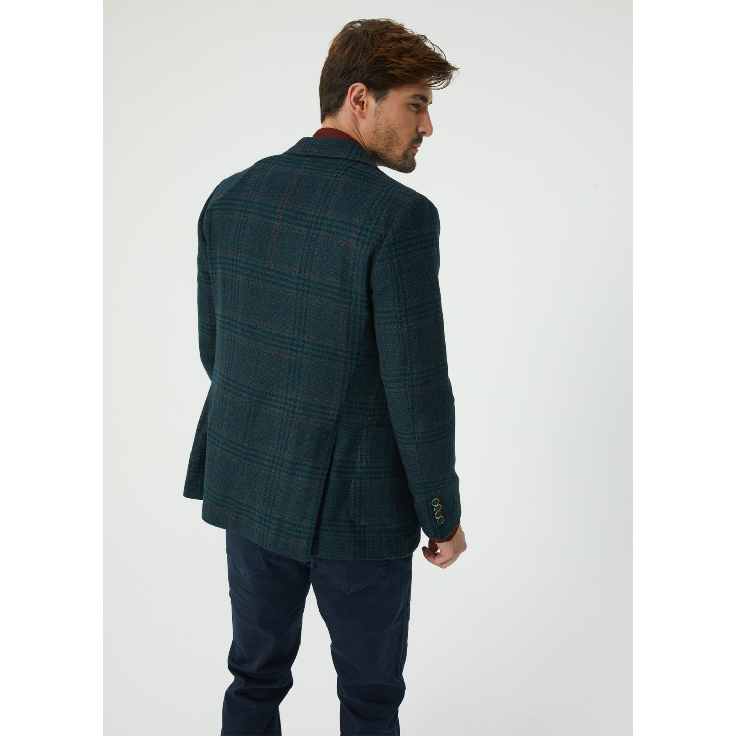 Green - Navy Sport Jacket