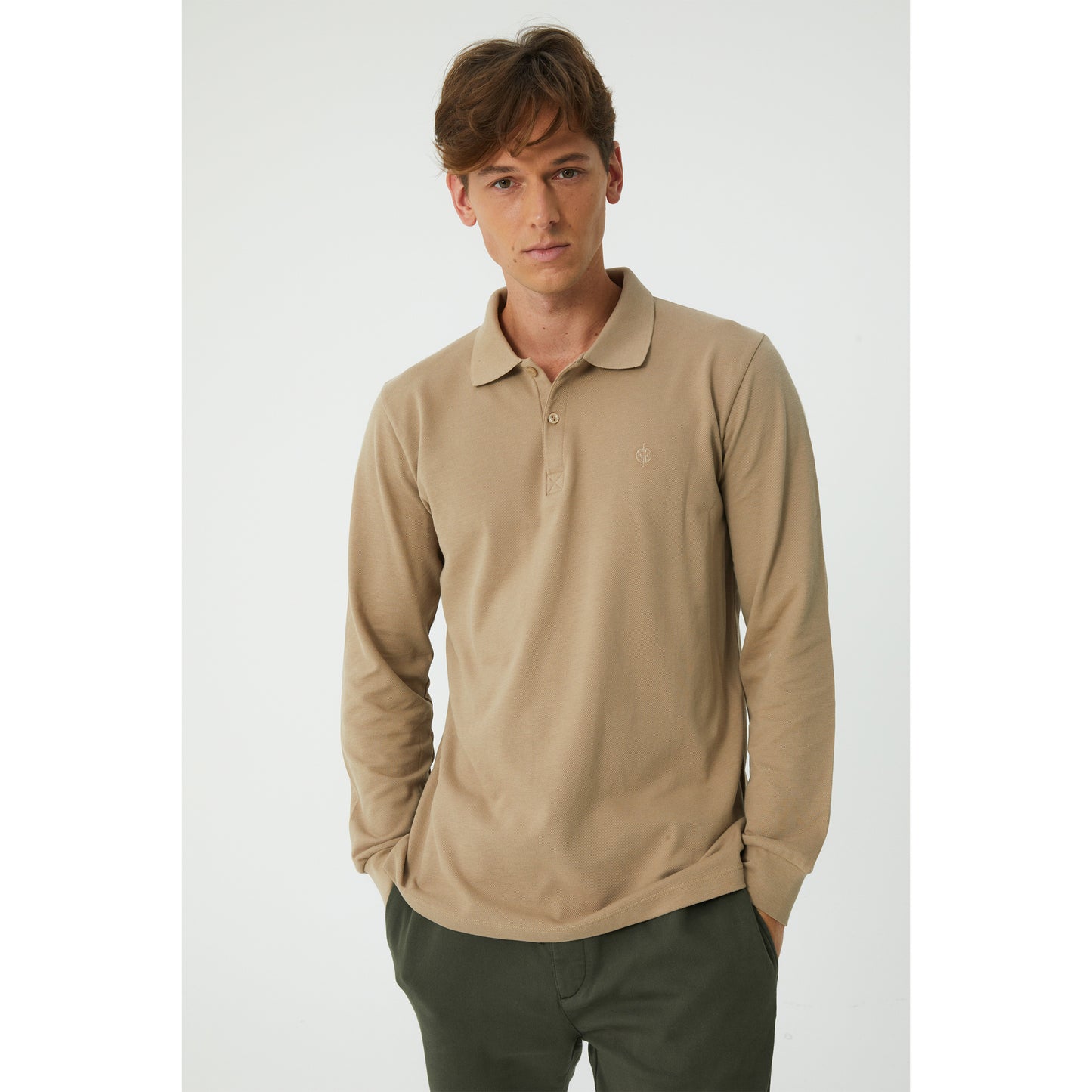 Stone Polo Sweatshirt