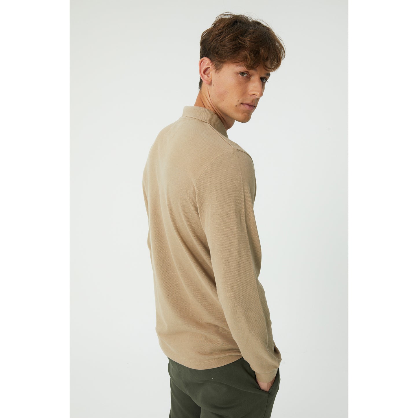 Stone Polo Sweatshirt