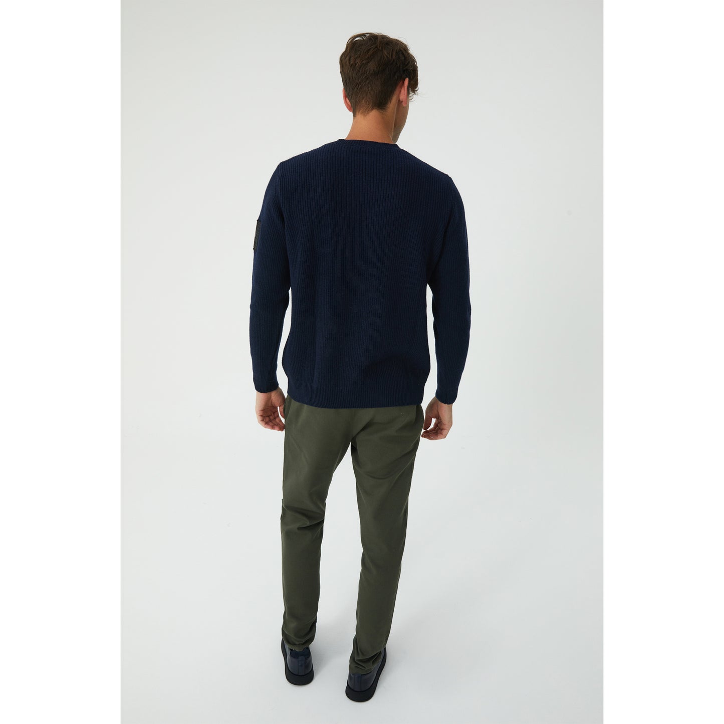 Navy Wool Blend Sweater