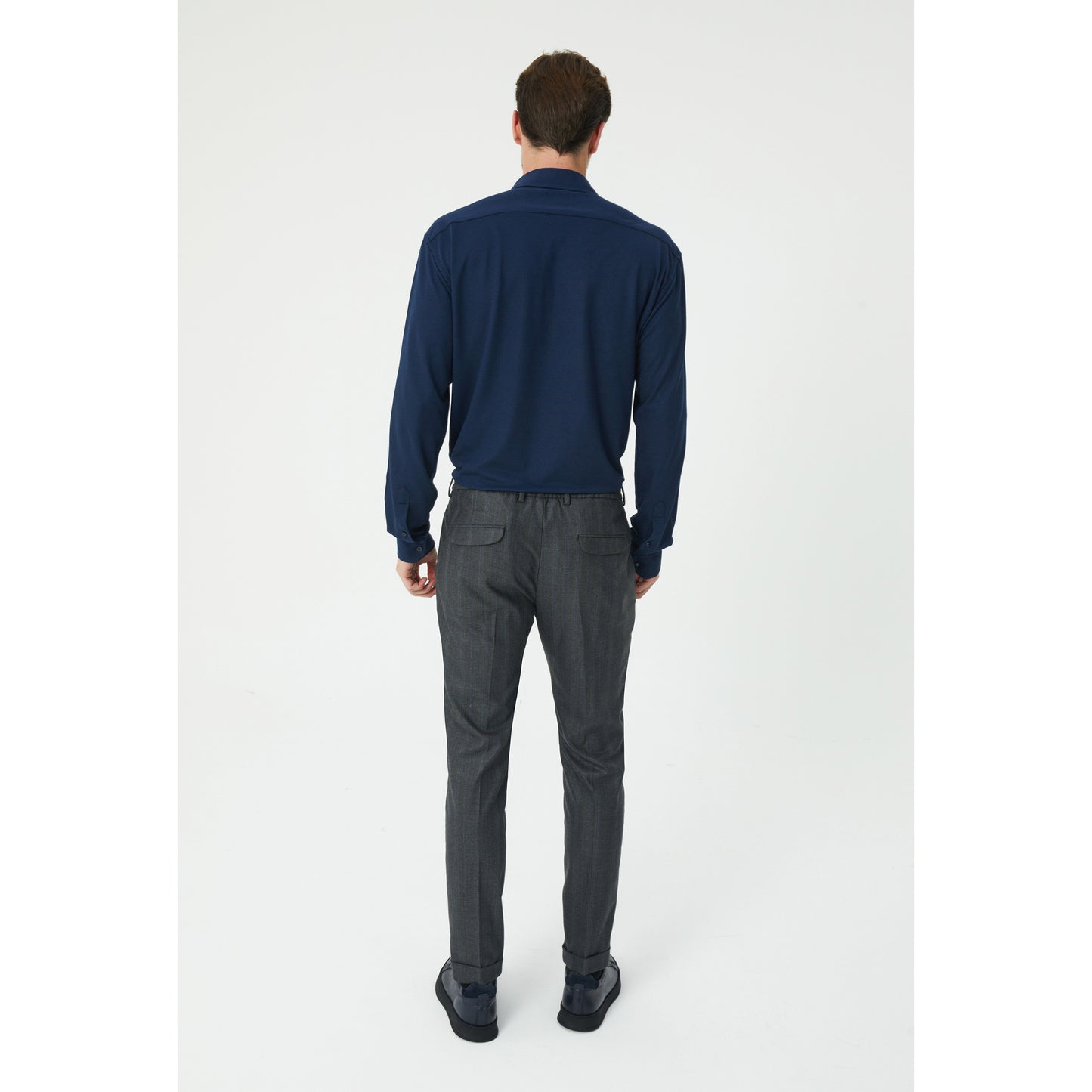 Grey Drawstring Trousers