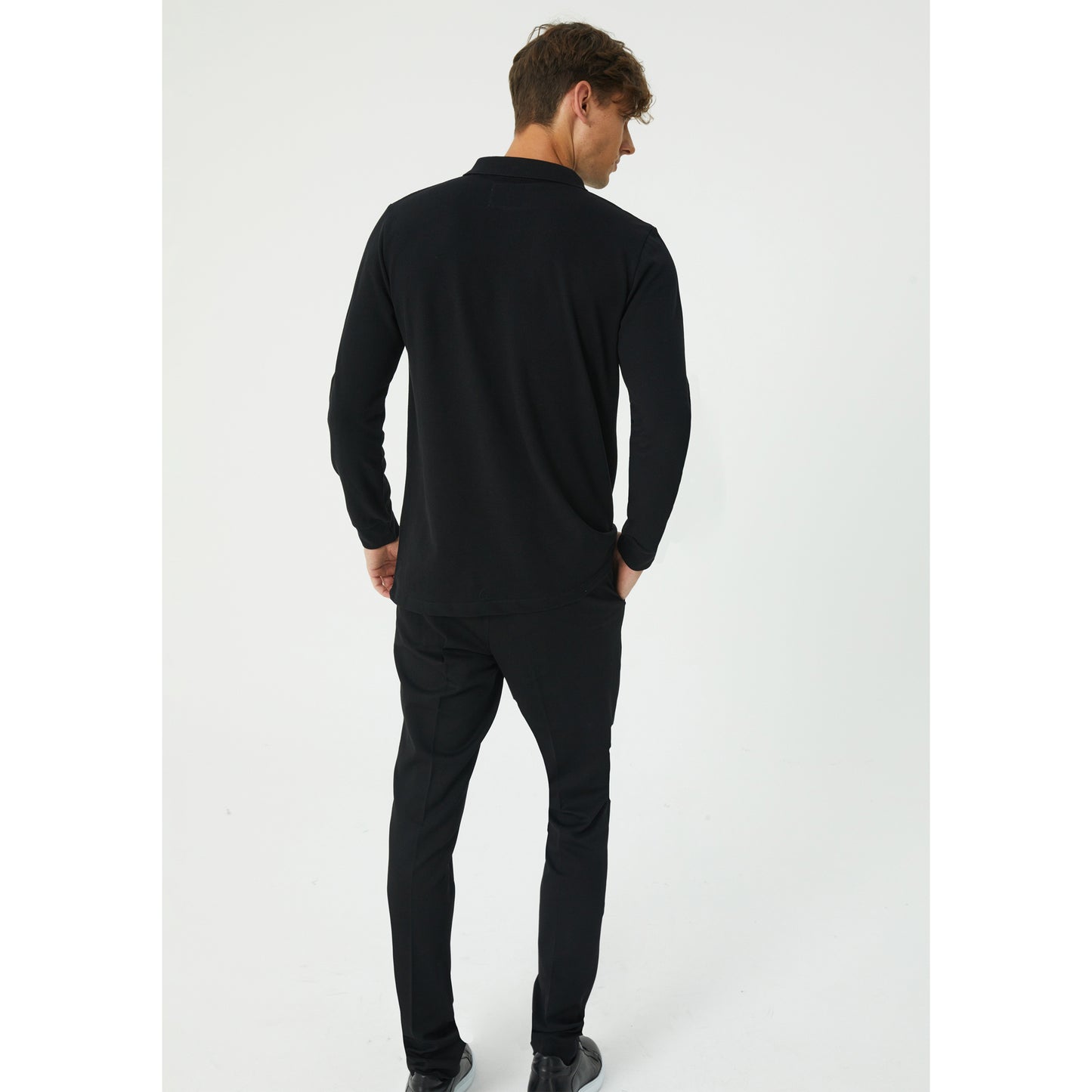 Black Polo Sweatshirt