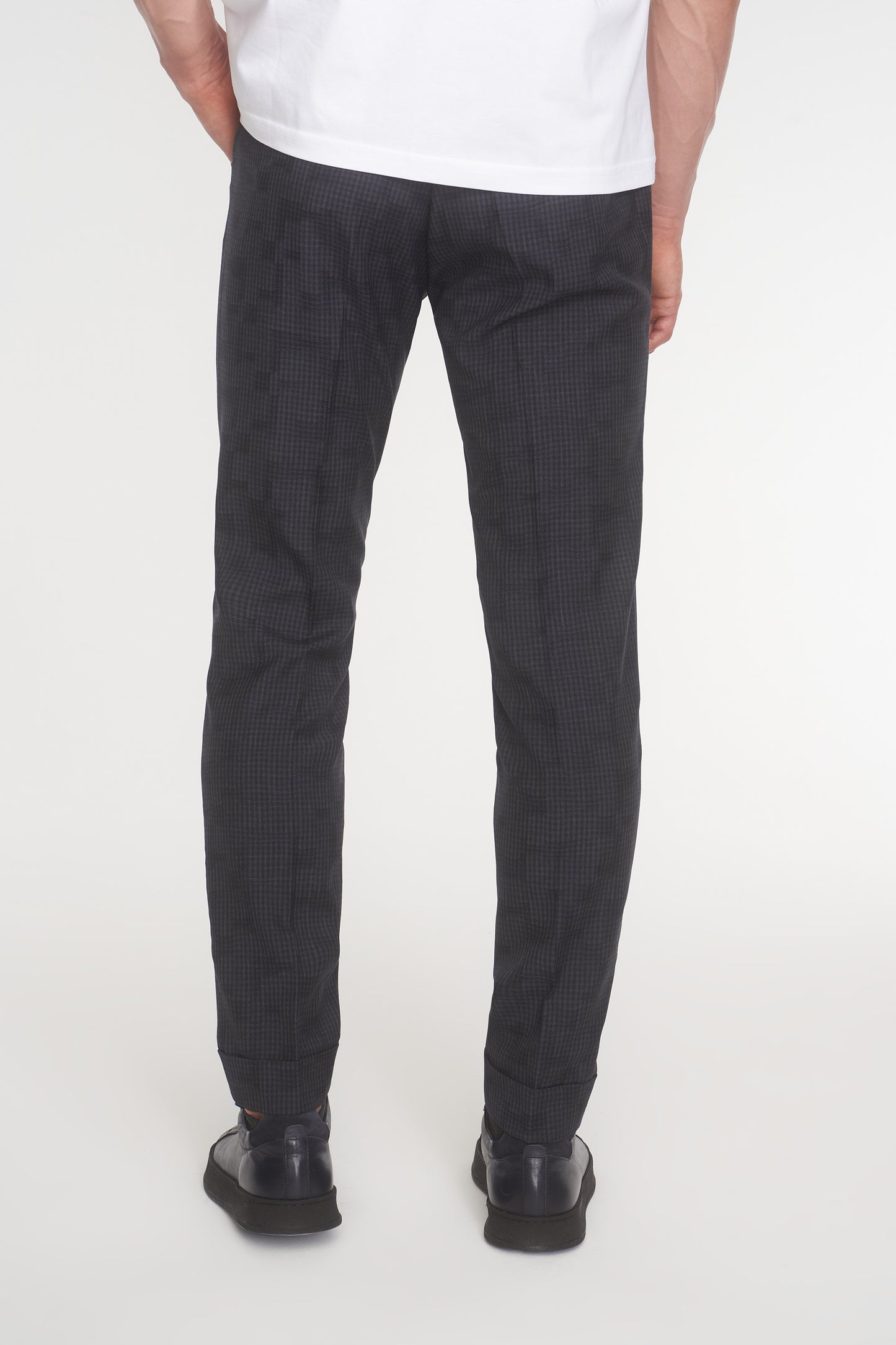 Navy Reda (Italian) Wool Trousers