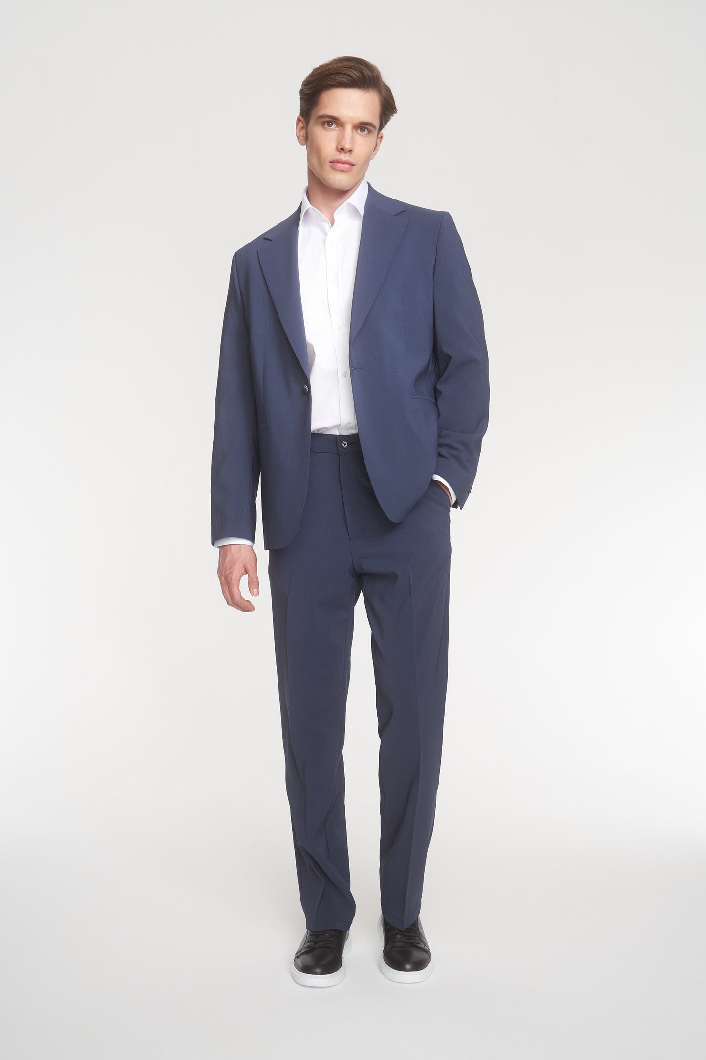 Navy Oversized Suit Jacket