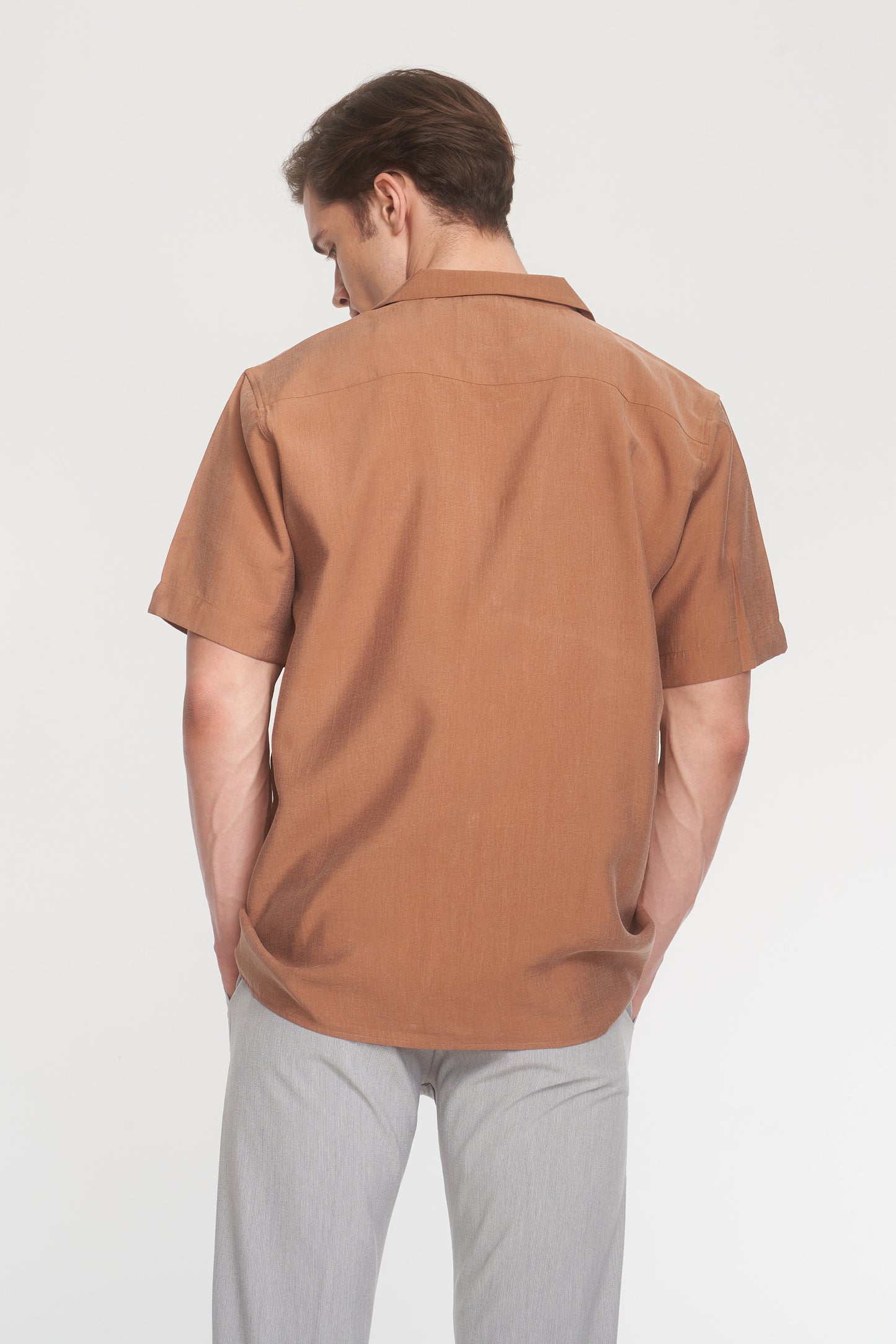 Brown Oversized Weekend Shirt