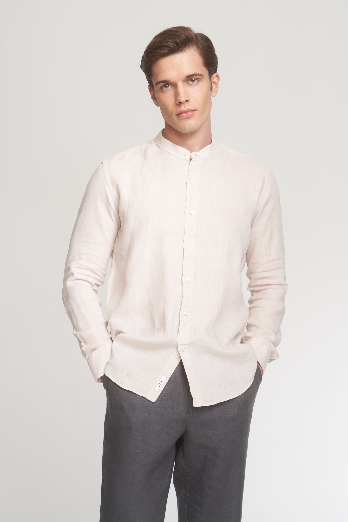 Beige Linen Shirt