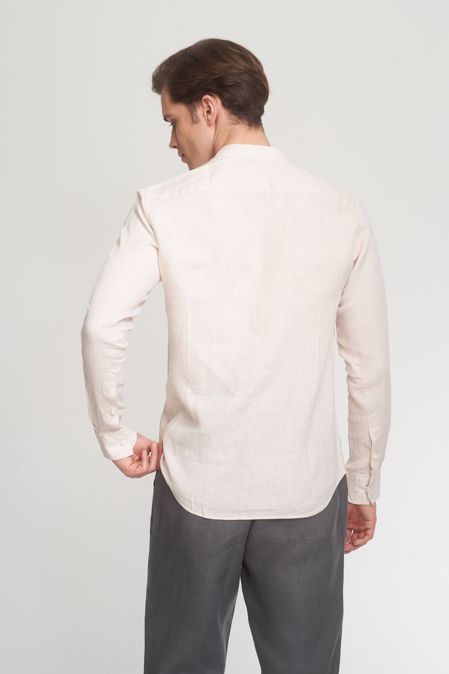 Beige Linen Shirt