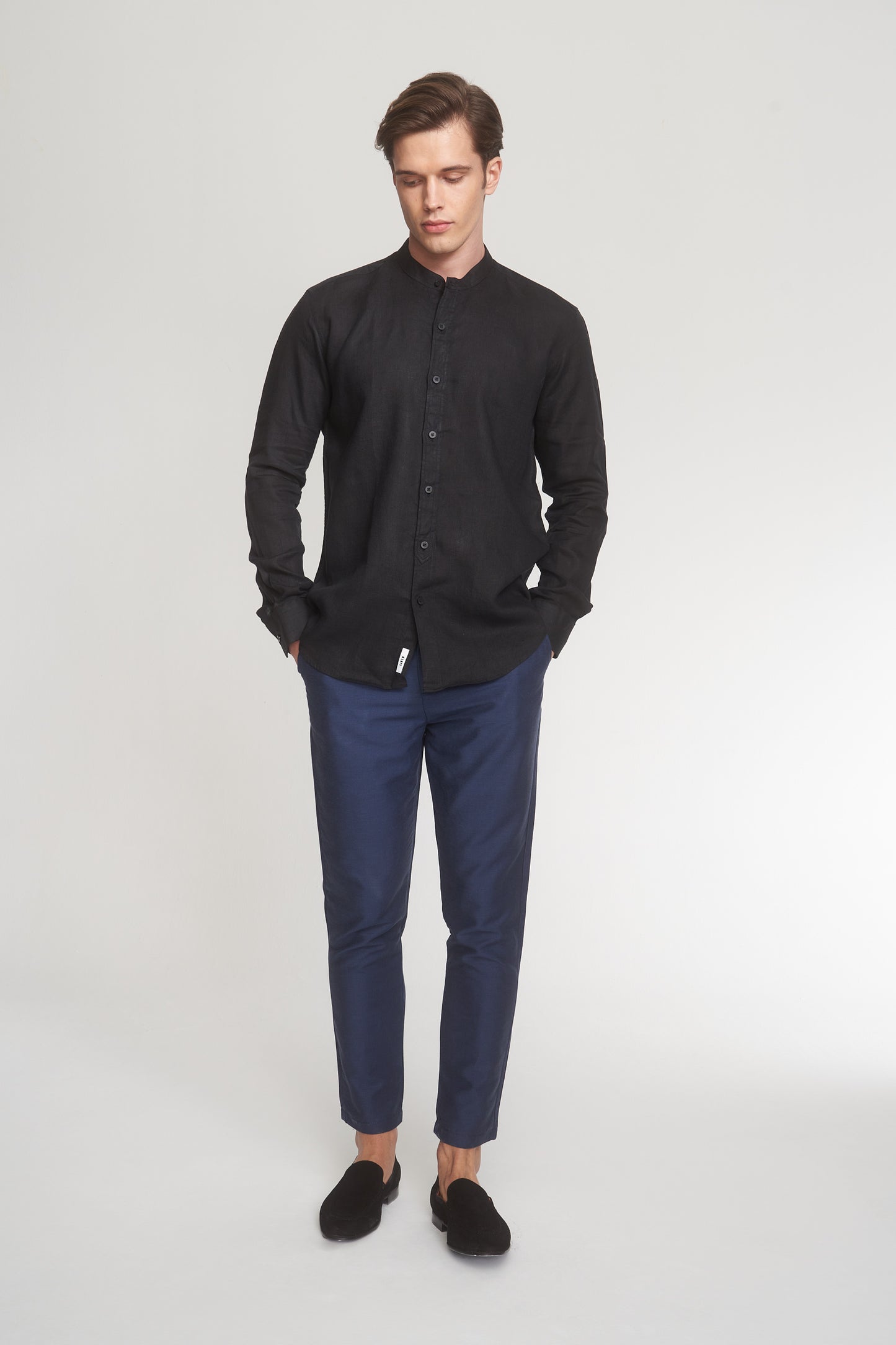Black Linen Shirt