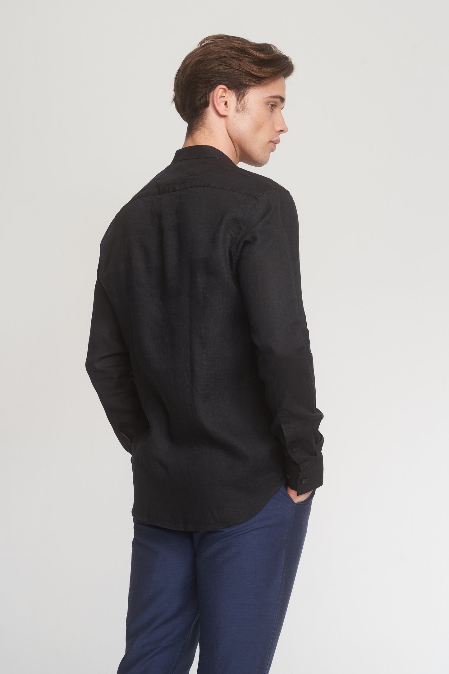 Black Linen Shirt