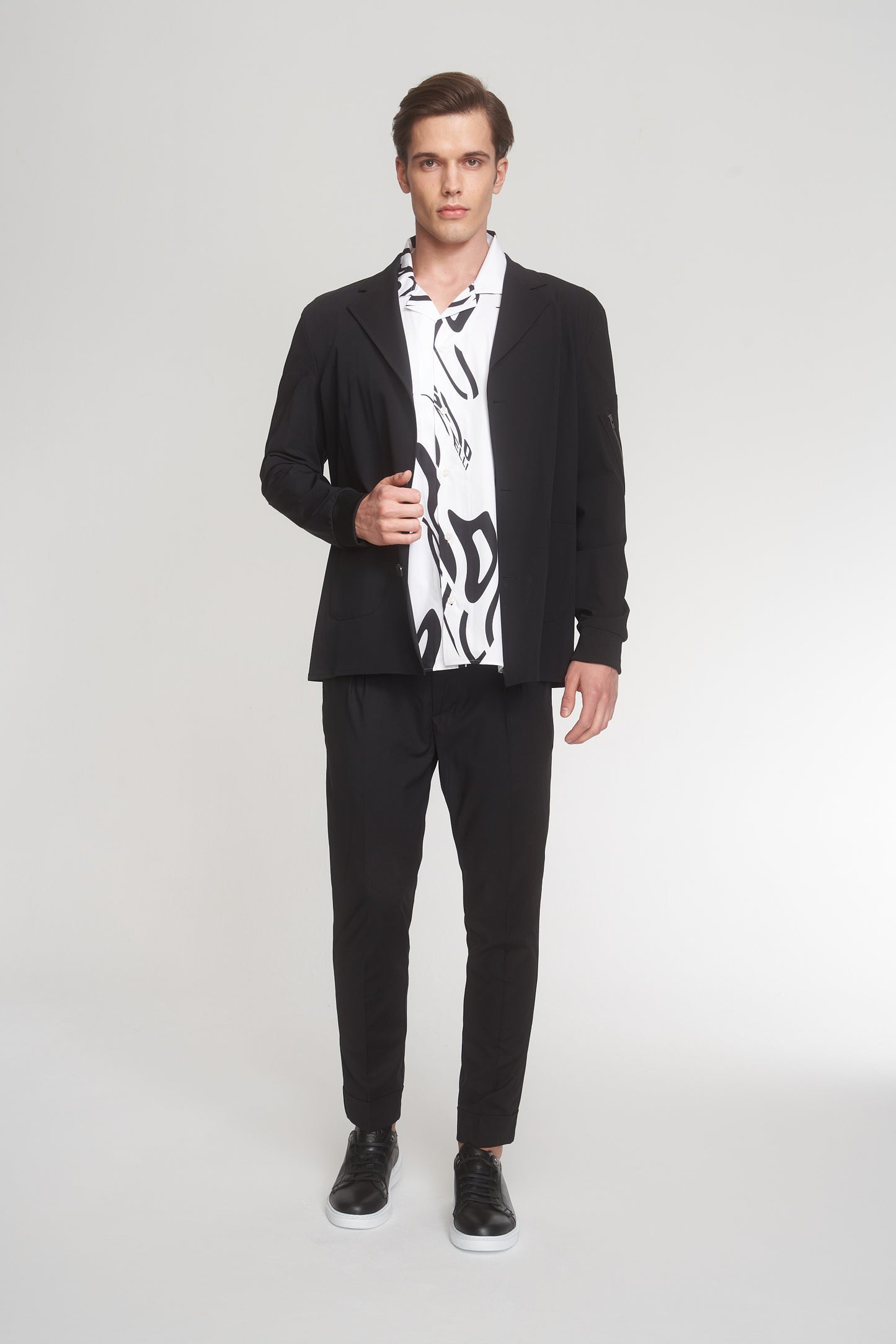 Black Relaxed Fit Trousers