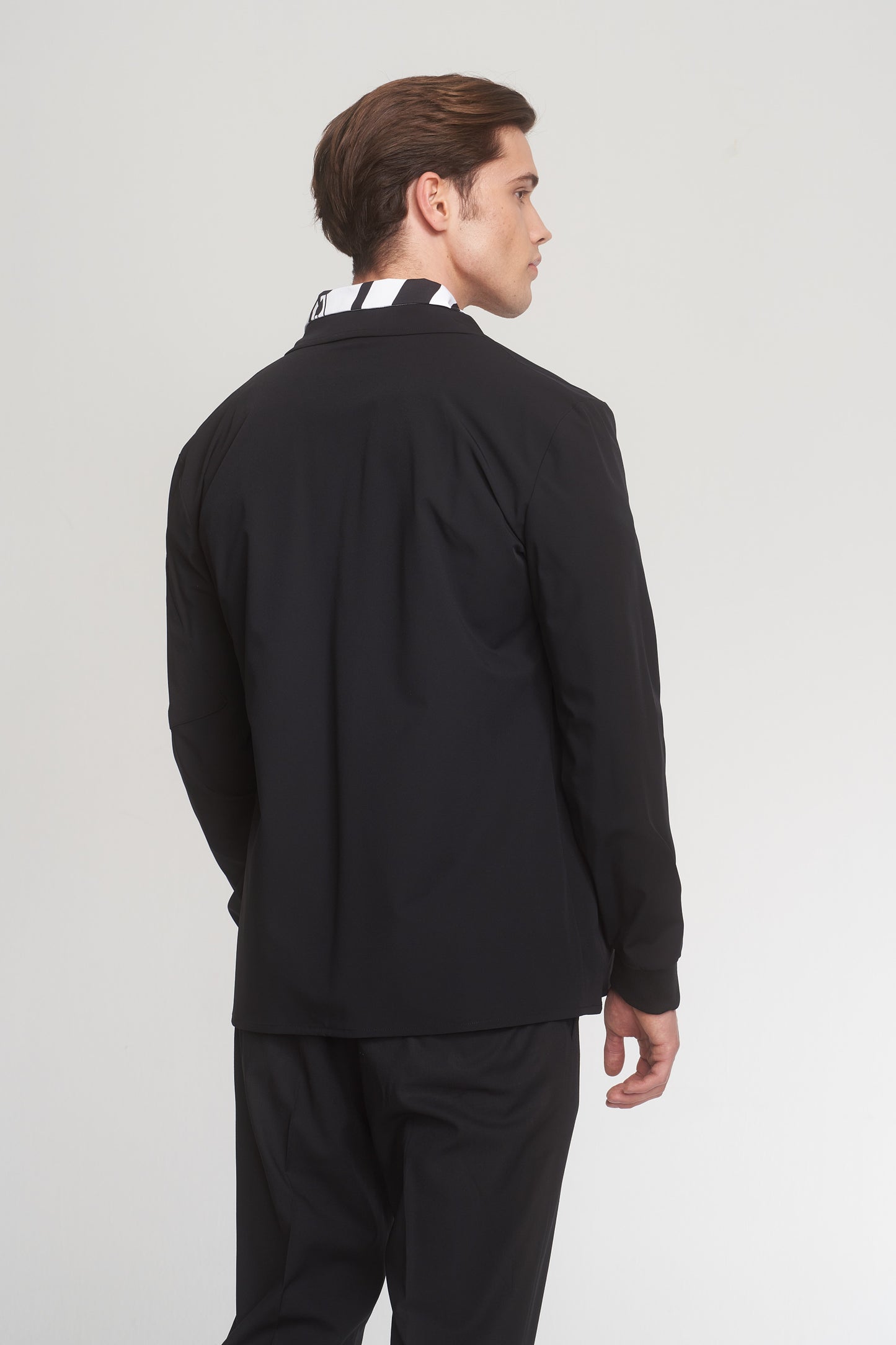 Black Relaxed Fit Casual Blazer