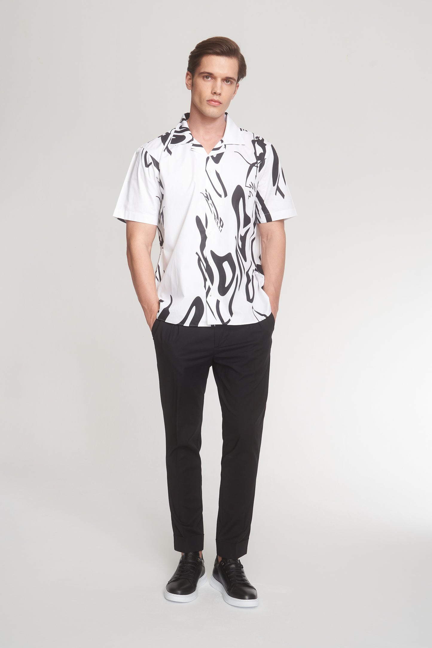 Black Relaxed Fit Trousers