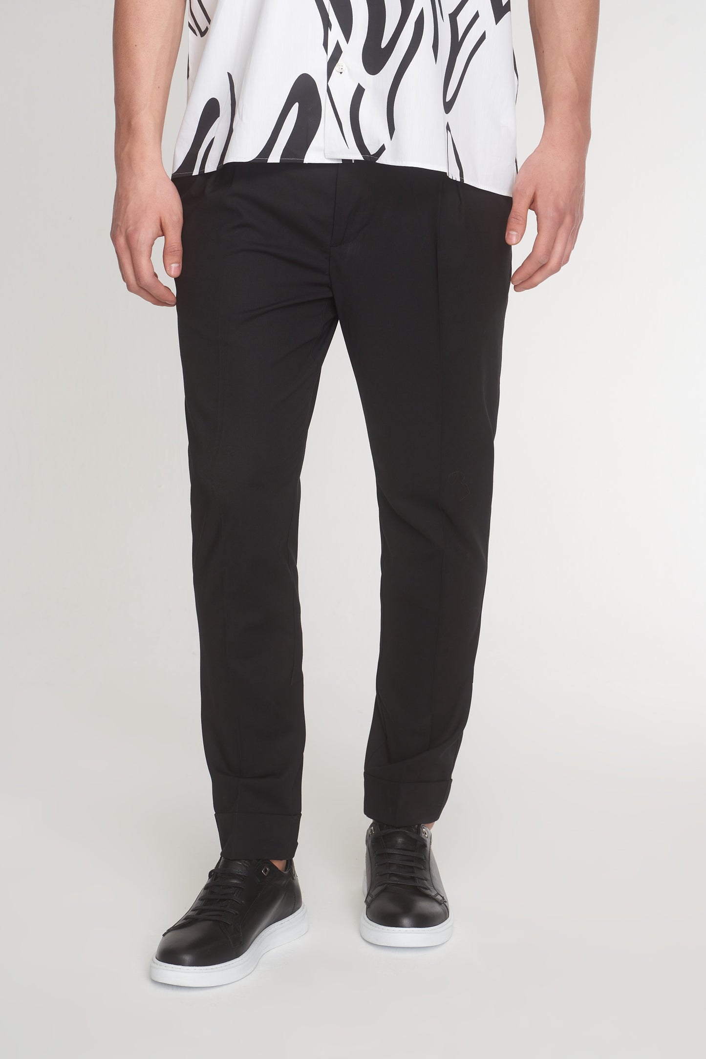 Black Relaxed Fit Trousers