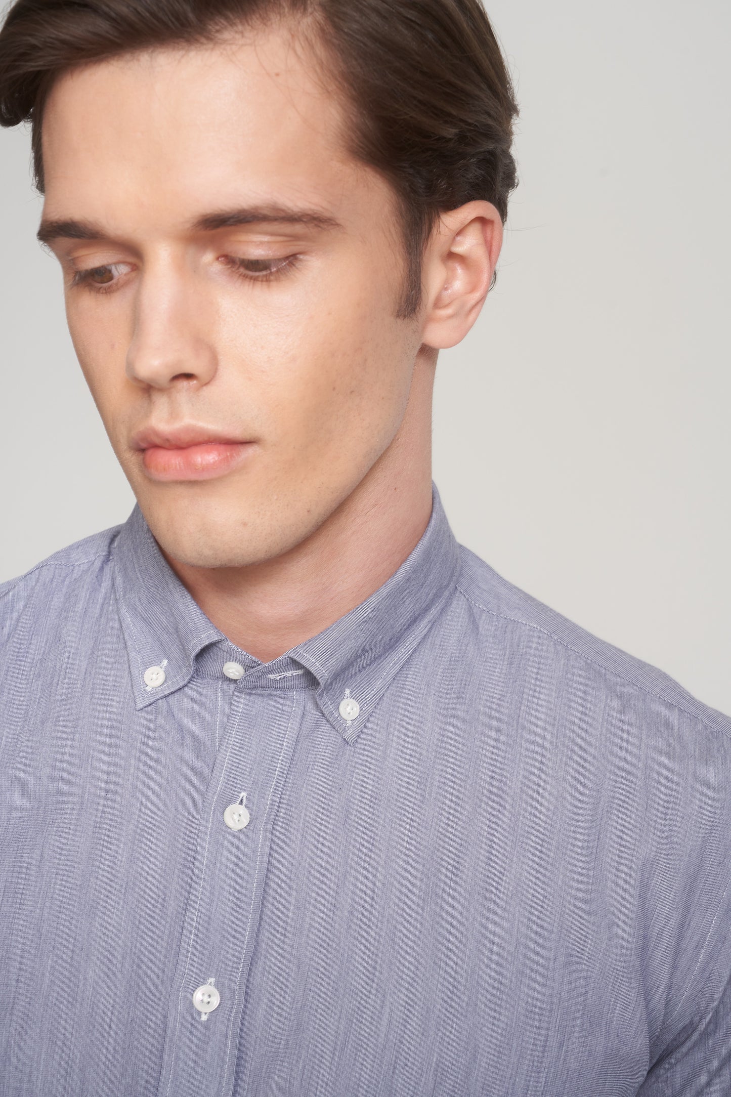 Light Navy - Grey Shirt