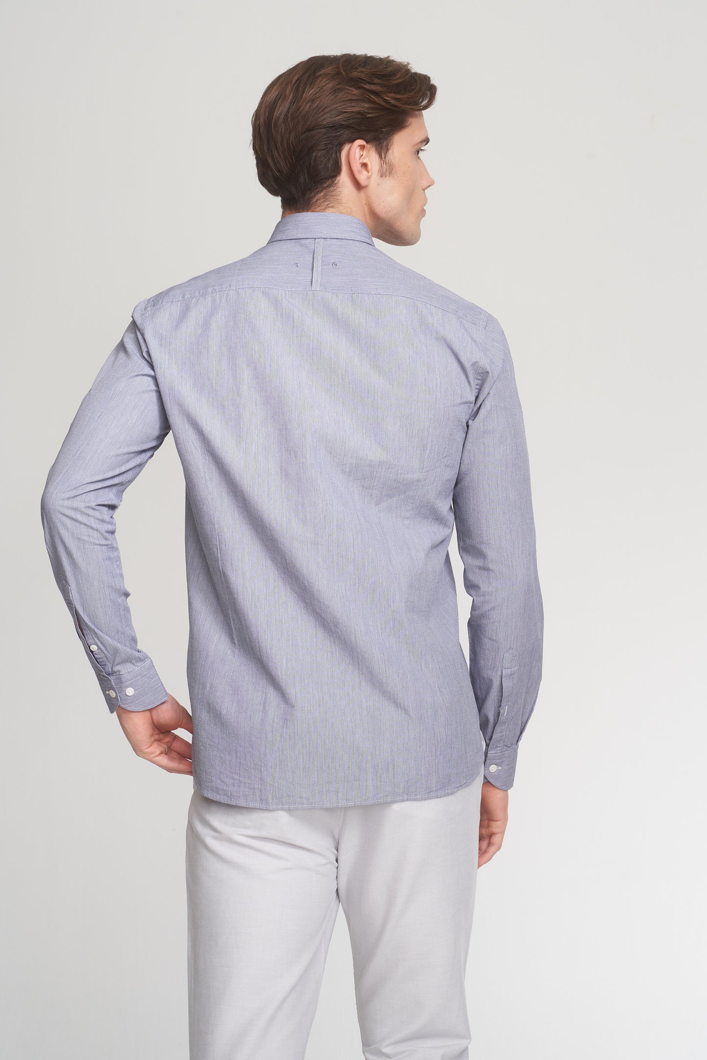 Light Navy - Grey Shirt