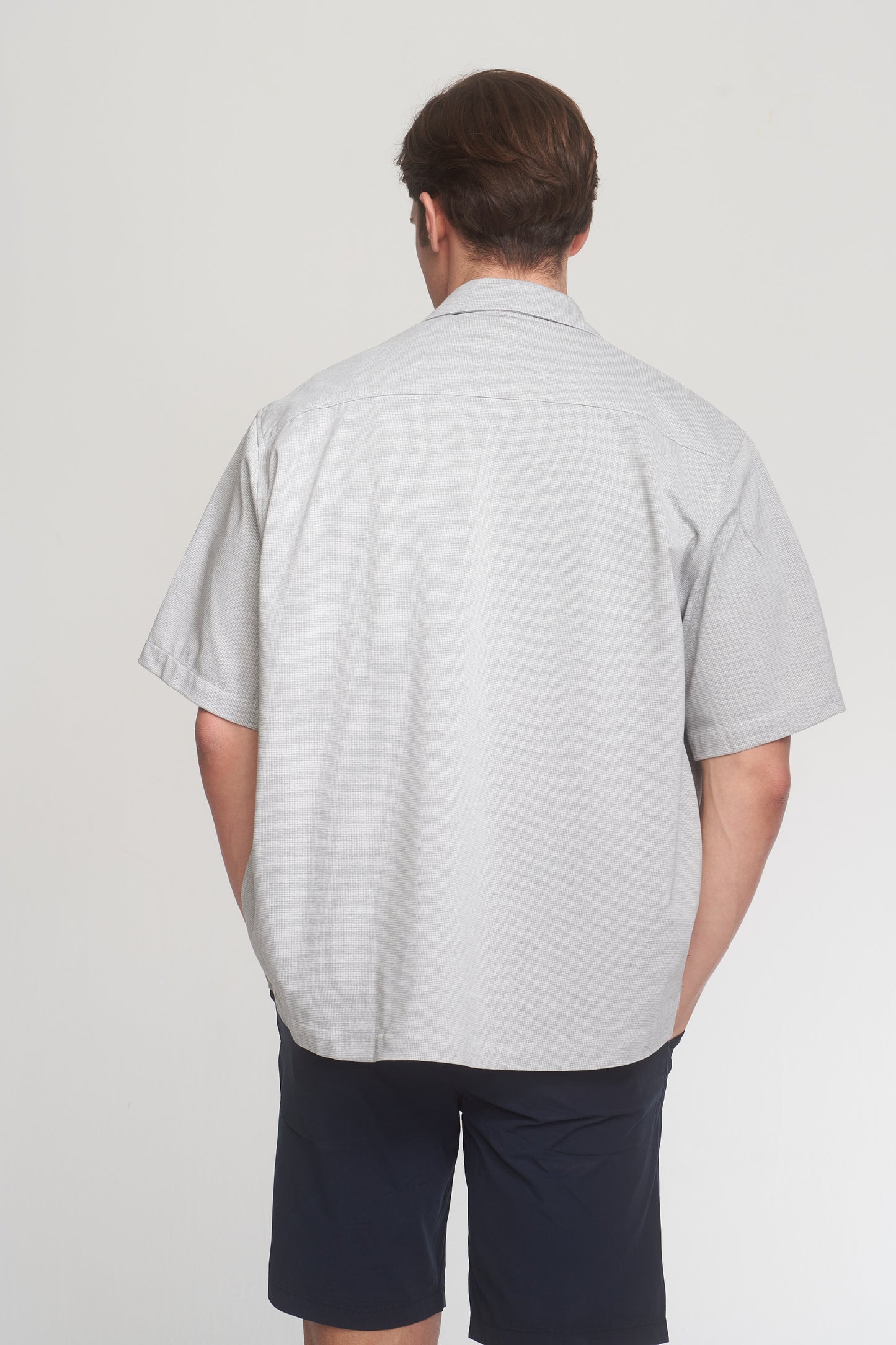 Grey Short Sleeve Overshirt