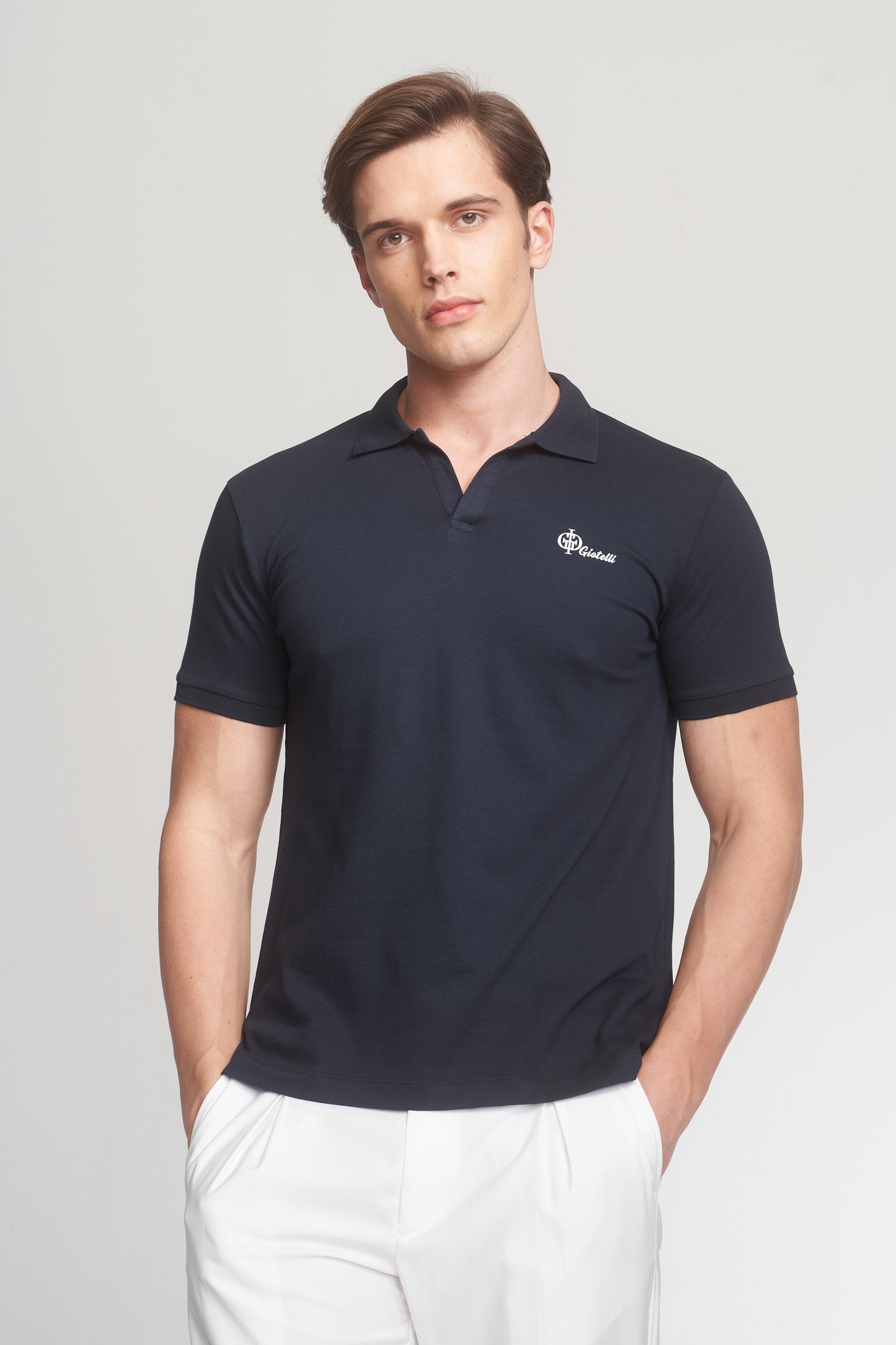 Navy Polo T-Shirt