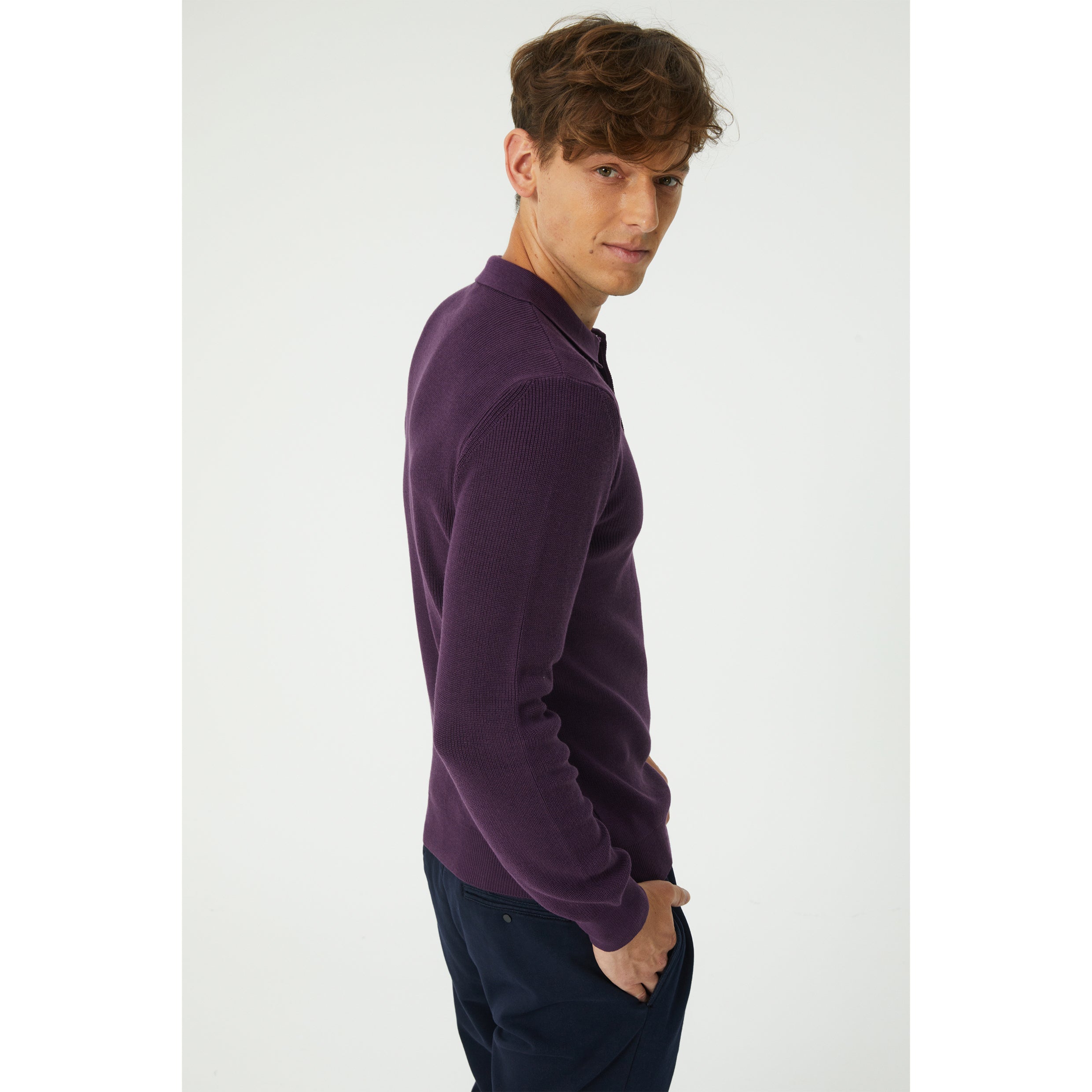 Purple sweater mens best sale