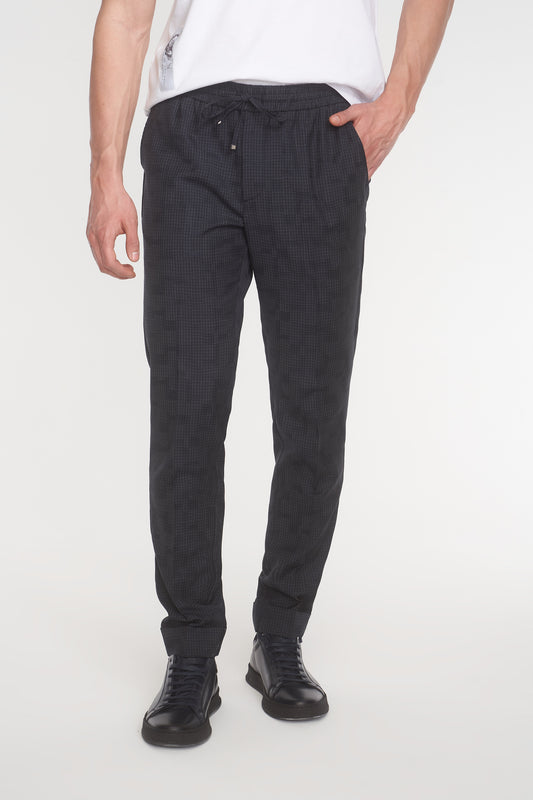 Navy Reda (Italian) Wool Trousers