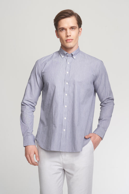 Light Navy - Grey Shirt