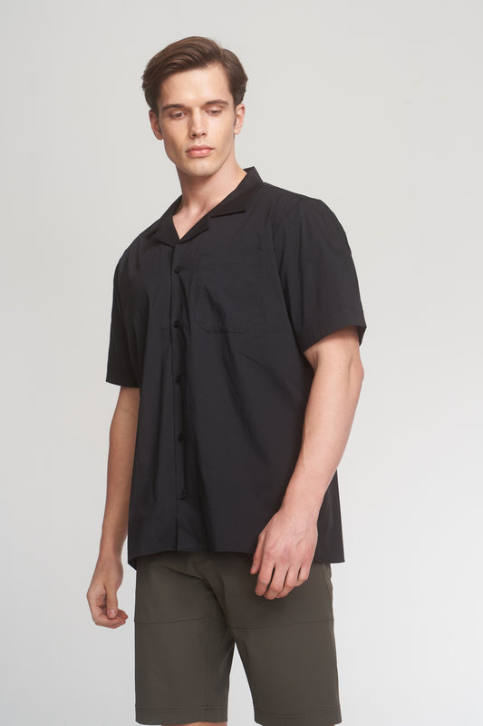 Black Oversized Weekend Shirt